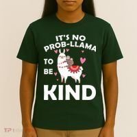 Its No Prob-Lama To Be Kind T-Shirt thumb 4