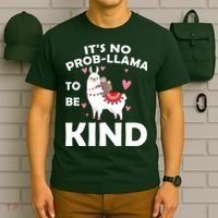 Its No Prob-Lama To Be Kind T-Shirt thumb 6