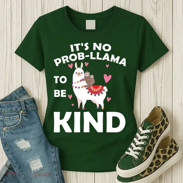 Its No Prob-Lama To Be Kind Women's T-Shirt