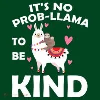 Its No Prob-Lama To Be Kind Women's T-Shirt thumb 6