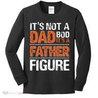 It's Not A Dad Bod It's A Father Figure Funny Kids Long Sleeve Shirt thumb 0