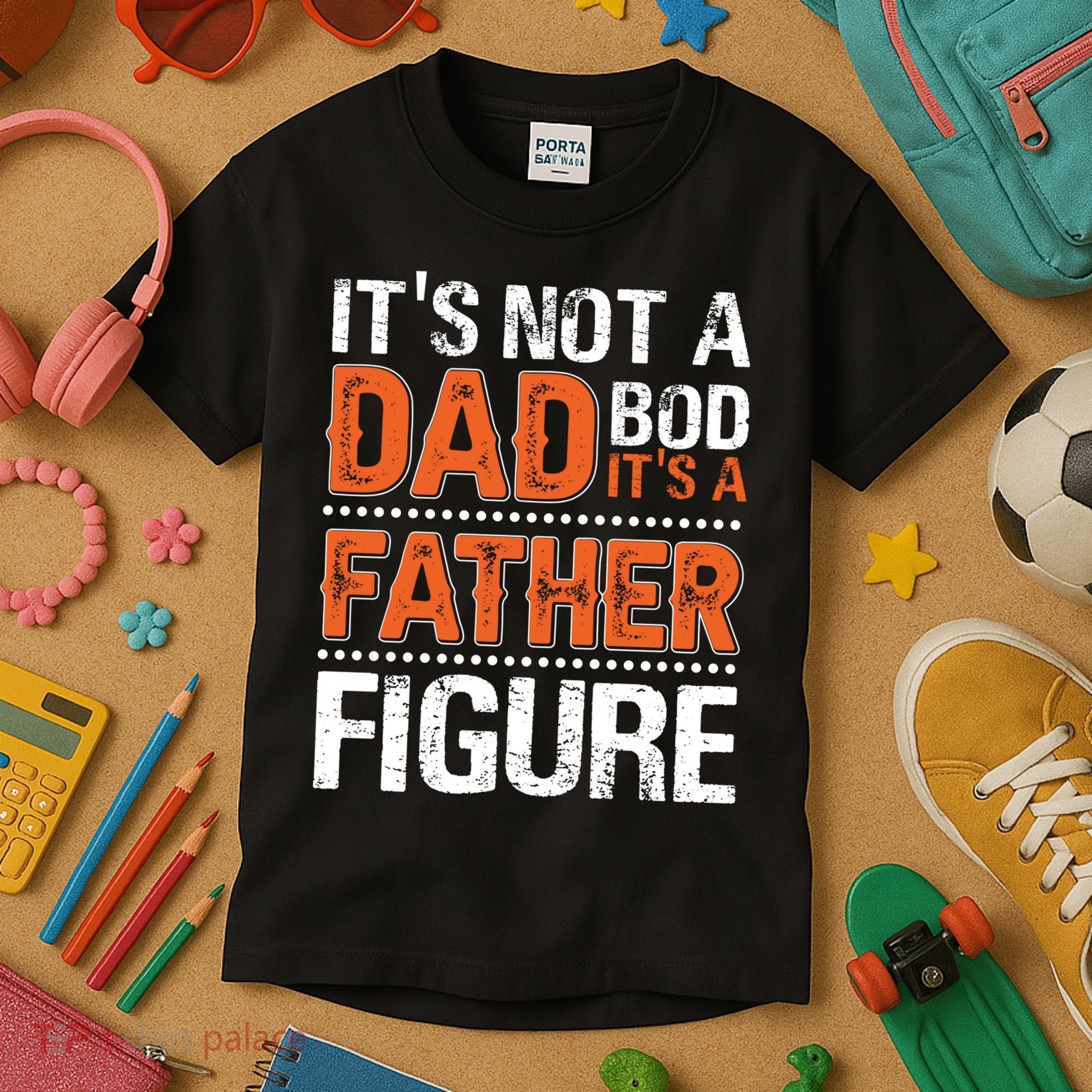 It's Not A Dad Bod It's A Father Figure Funny Kids T-Shirt