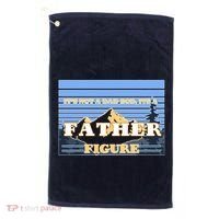 It's Not A Dad Bod Its A Father Figure Mountains Golf Towel thumb 0