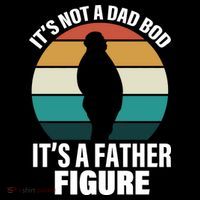 It's Not A Dad Bod It's A Father Figure Retro  Ornament thumb 1
