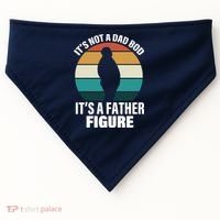 It's Not A Dad Bod It's A Father Figure Retro  USA-Made Doggie Bandana thumb 0