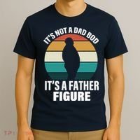 It's Not A Dad Bod It's A Father Figure Retro  T-Shirt thumb 3