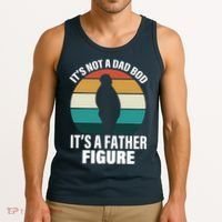 It's Not A Dad Bod It's A Father Figure Retro  Tank Top thumb 3
