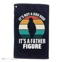 It's Not A Dad Bod It's A Father Figure Retro  Golf Towel thumb 0