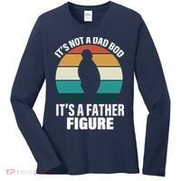 It's Not A Dad Bod It's A Father Figure Retro  Women's Long Sleeve Shirt thumb 0