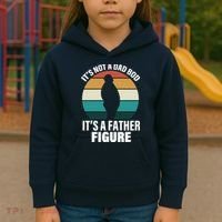 It's Not A Dad Bod It's A Father Figure Retro  Kids Hoodie thumb 3