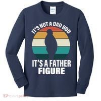 It's Not A Dad Bod It's A Father Figure Retro  Kids Long Sleeve Shirt thumb 0