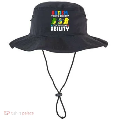 It's Not A Disability Ability Autism Dinosaur Dabbing Bucket Hat