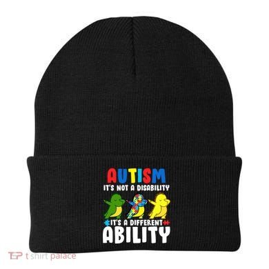 It's Not A Disability Ability Autism Dinosaur Dabbing Beanie