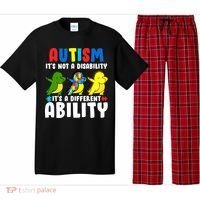 It's Not A Disability Ability Autism Dinosaur Dabbing Pajama Set thumb 0