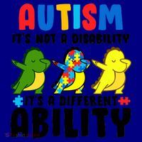 It's Not A Disability Ability Autism Dinosaur Dabbing Coffee Mug thumb 5