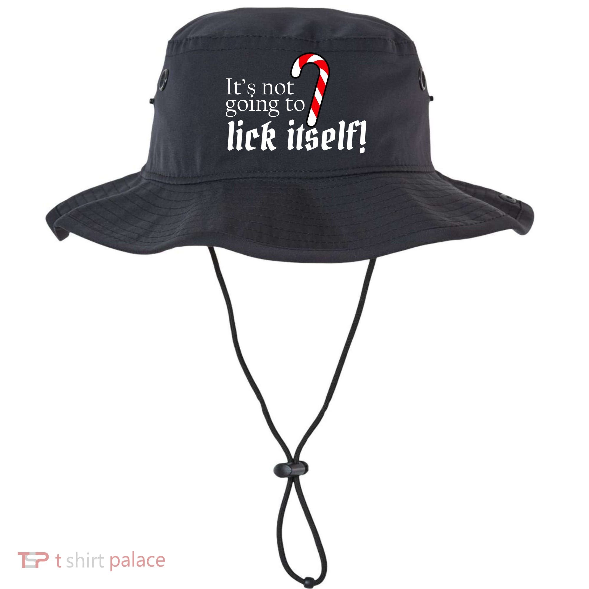 It's Not Going To Lick Itself Candy Cane Bucket Hat
