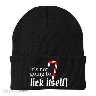 It's Not Going To Lick Itself Candy Cane Beanie