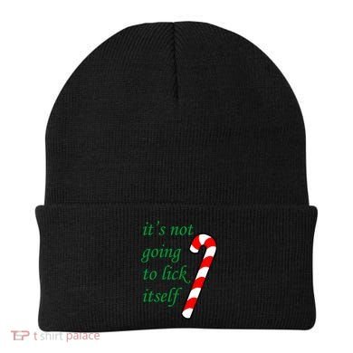It's Not Going To Lick Itself Funny Naughty Christmas Beanie
