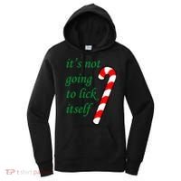 It's Not Going To Lick Itself Funny Naughty Christmas Women's Hoodie thumb 0