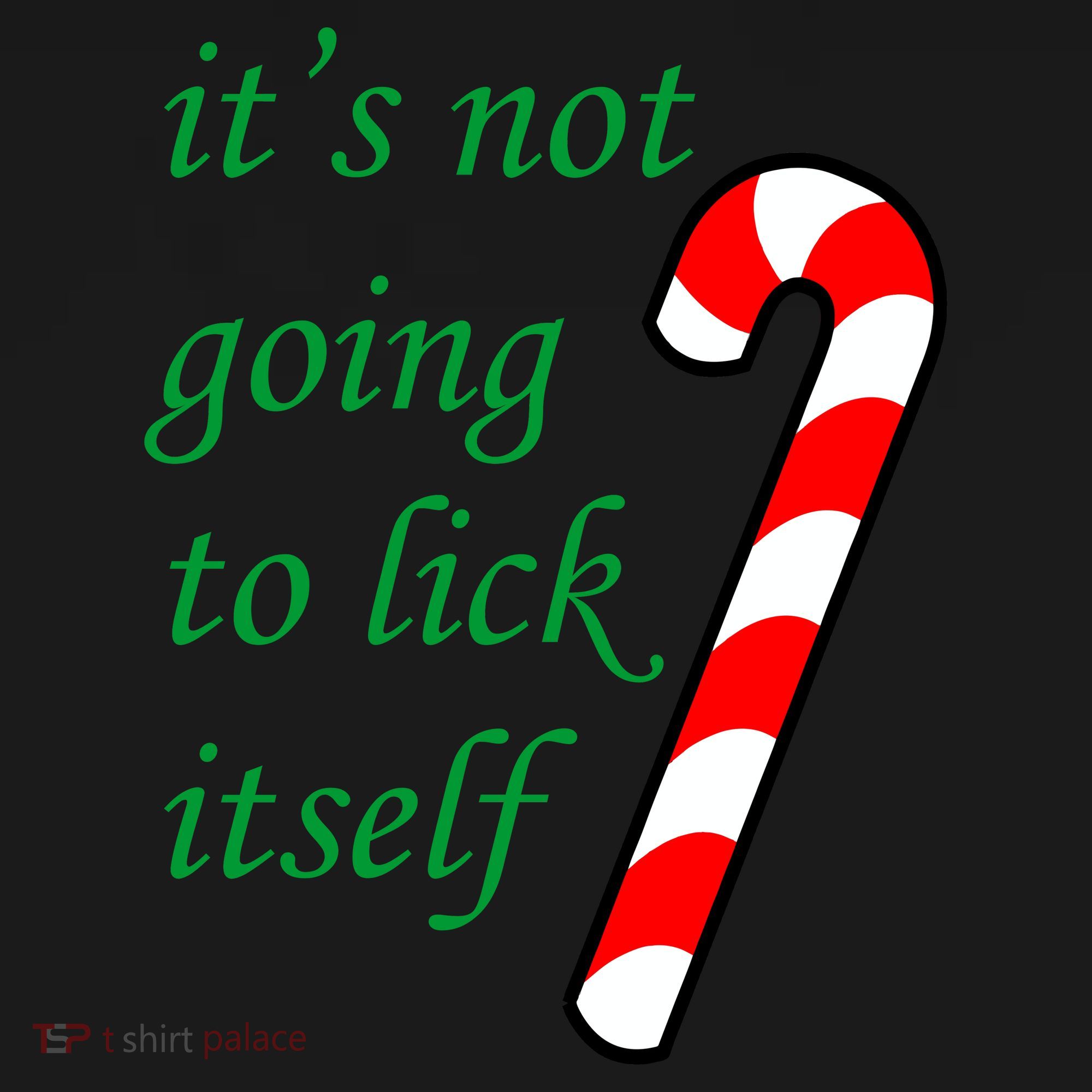 It's Not Going To Lick Itself Funny Naughty Christmas Women's Long Sleeve Shirt