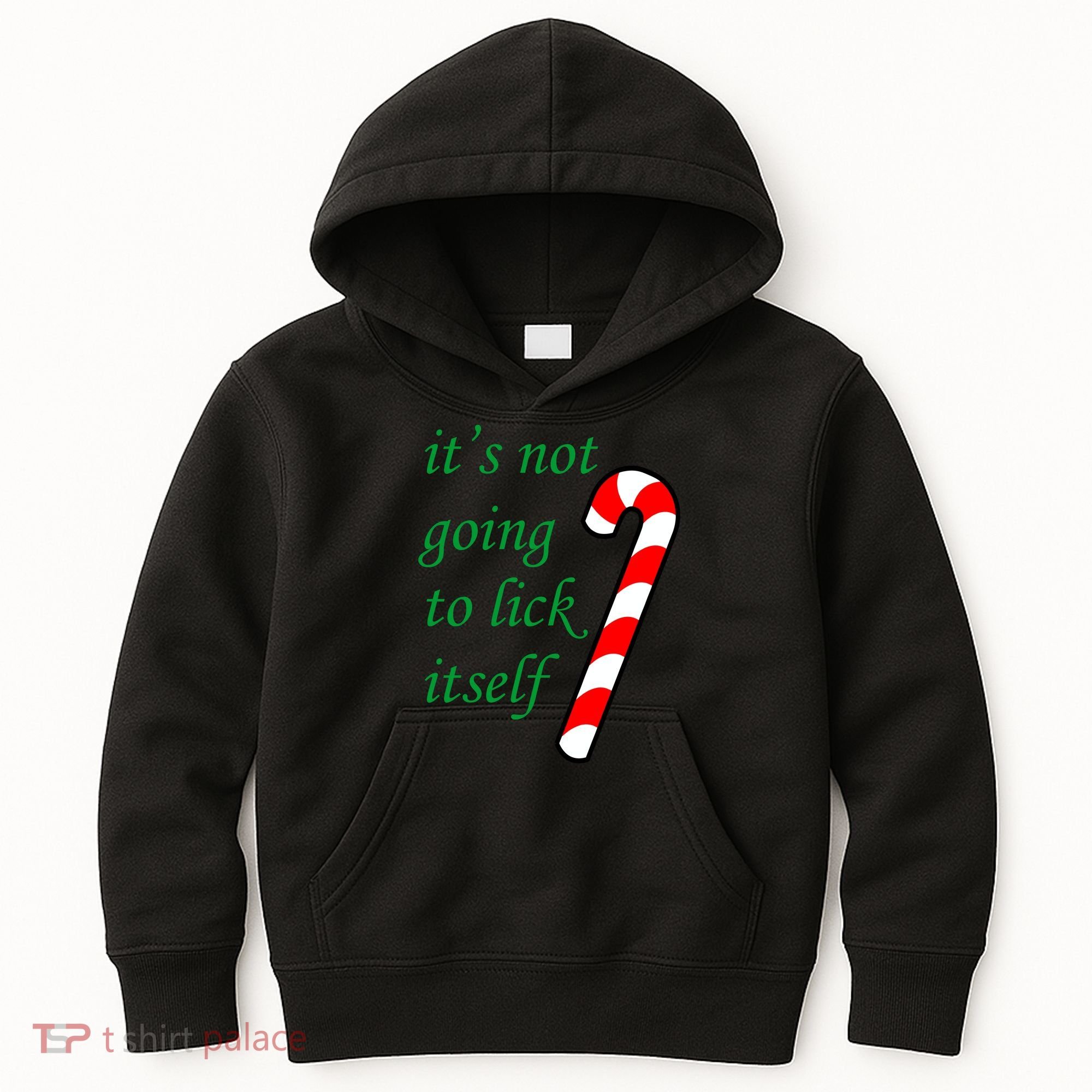 It's Not Going To Lick Itself Funny Naughty Christmas Kids Hoodie