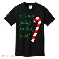 It's Not Going To Lick Itself Funny Naughty Christmas Kids T-Shirt thumb 0
