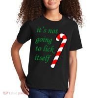 It's Not Going To Lick Itself Funny Naughty Christmas Kids T-Shirt thumb 2