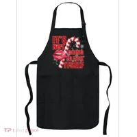It's Not Going To Lick Itself Funny X-Mas Apron thumb 0