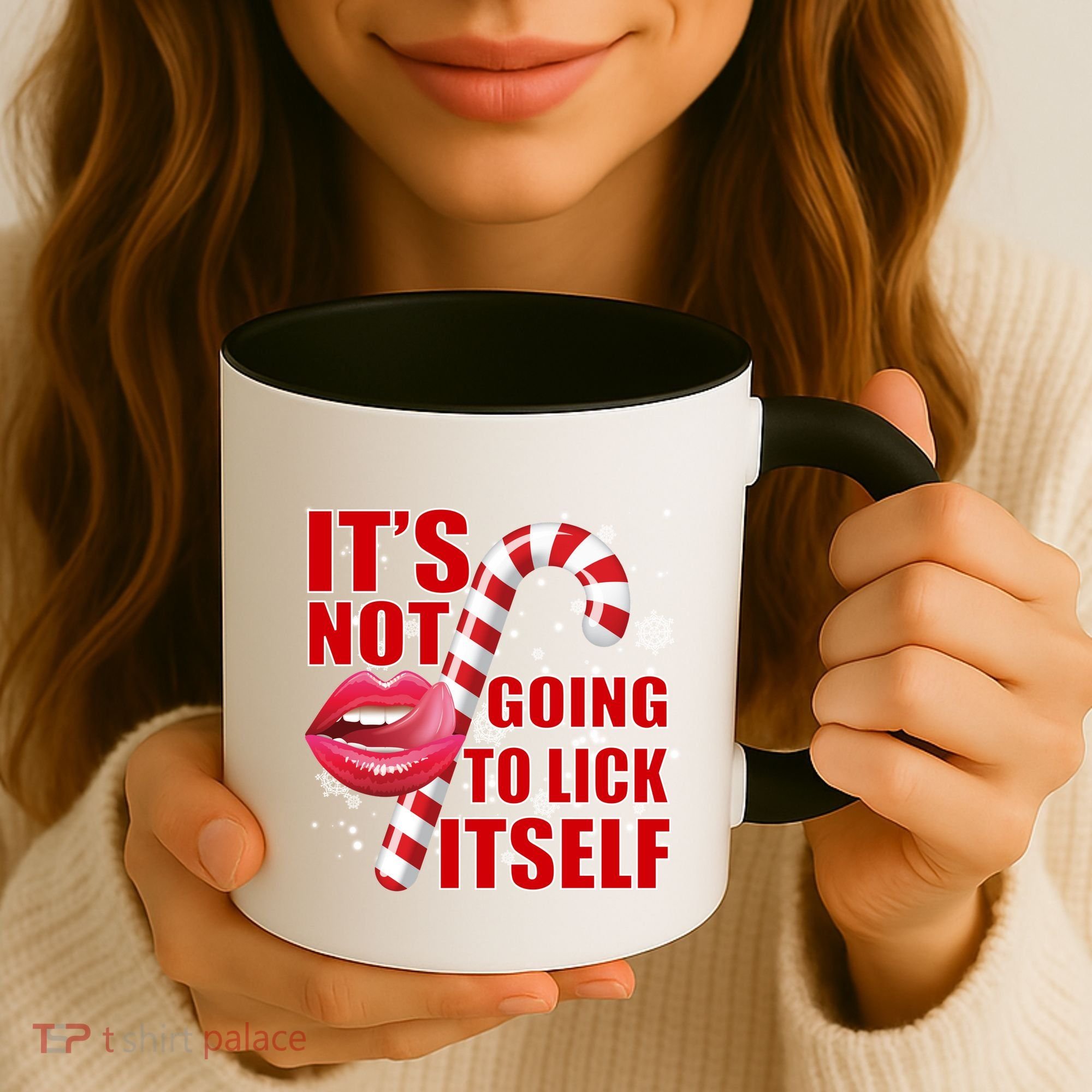 It's Not Going To Lick Itself Funny X-Mas Coffee Mug