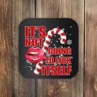 It's Not Going To Lick Itself Funny X-Mas Coaster thumb 0