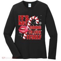 It's Not Going To Lick Itself Funny X-Mas Women's Long Sleeve Shirt thumb 0