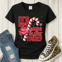 It's Not Going To Lick Itself Funny X-Mas Women's T-Shirt thumb 3