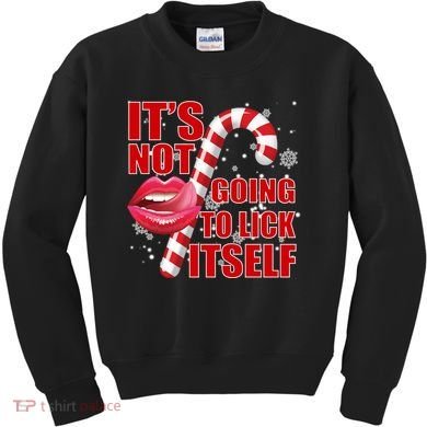 It's Not Going To Lick Itself Funny X-Mas Kids Sweatshirt
