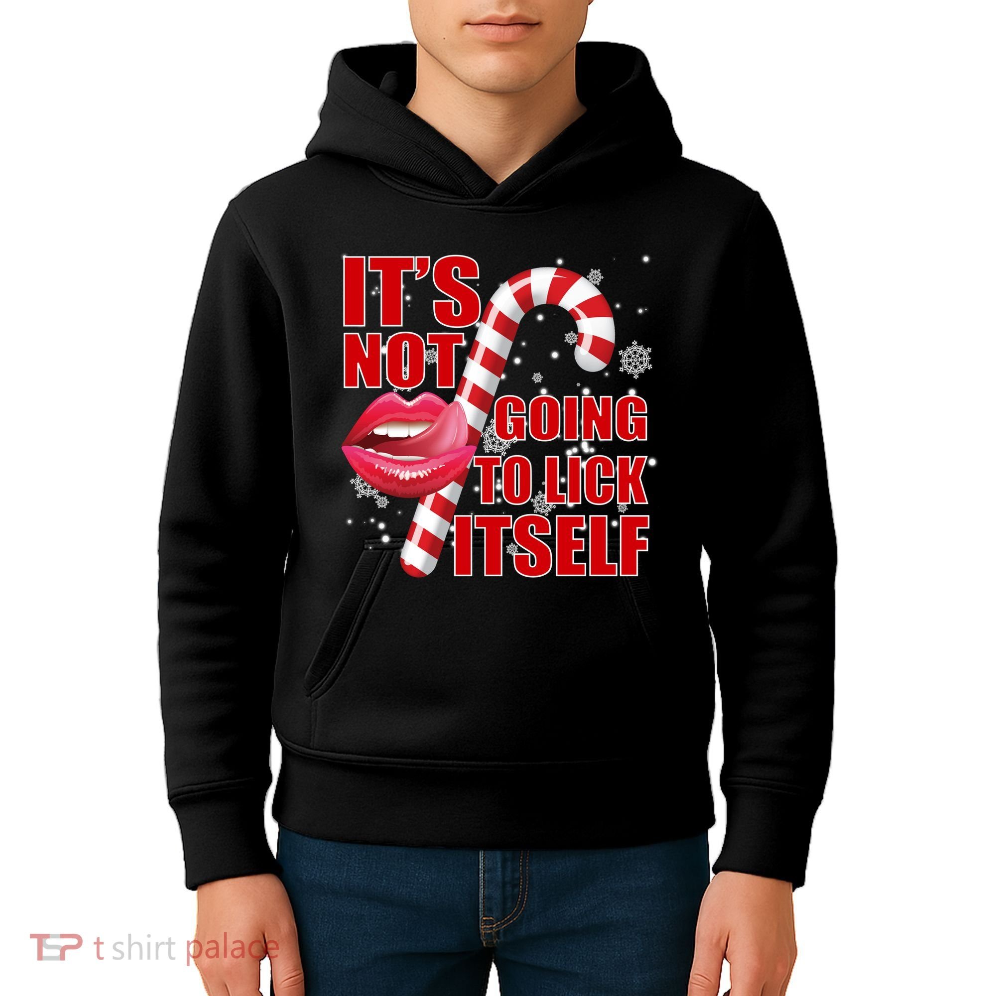 It's Not Going To Lick Itself Funny X-Mas Kids Hoodie
