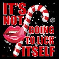 It's Not Going To Lick Itself Funny X-Mas Kids Hoodie thumb 5