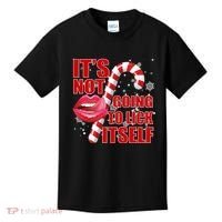 It's Not Going To Lick Itself Funny X-Mas Kids T-Shirt thumb 0