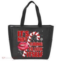 It's Not Going To Lick Itself Funny X-Mas Tote Bag thumb 0