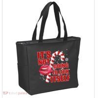 It's Not Going To Lick Itself Funny X-Mas Tote Bag thumb 2