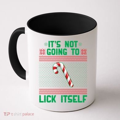 It's Not Going To Lick Itself Ugly Christmas Sweater Coffee Mug