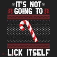 It's Not Going To Lick Itself Ugly Christmas Sweater Tumbler thumb 3