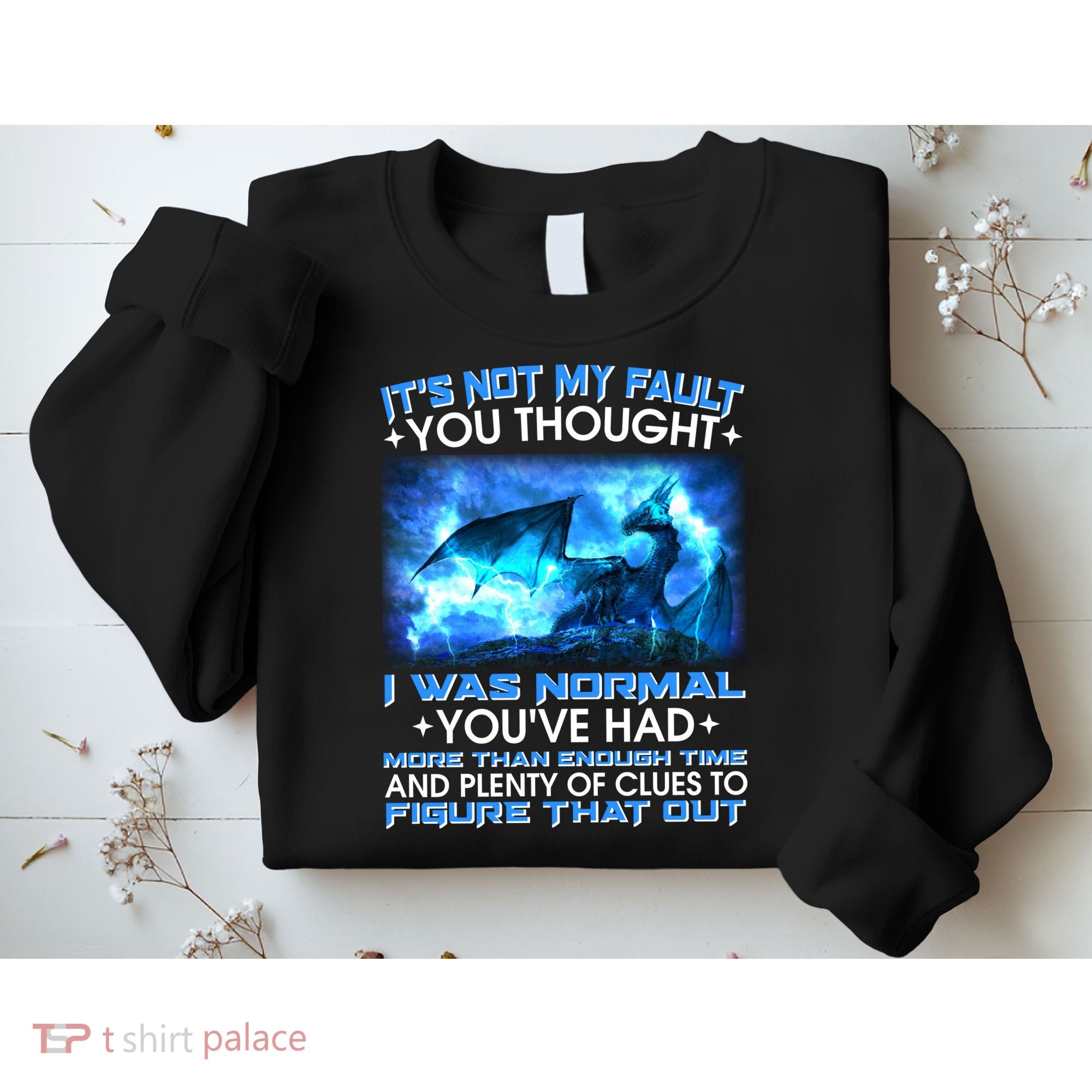 It's Not My Fault You Thought I Was Normal Lightning Dragon Sweatshirt
