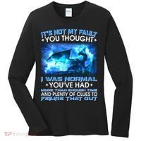 It's Not My Fault You Thought I Was Normal Lightning Dragon Women's Long Sleeve Shirt thumb 0