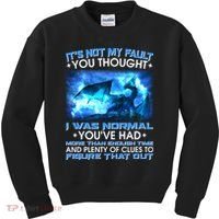 It's Not My Fault You Thought I Was Normal Lightning Dragon Kids Sweatshirt thumb 0