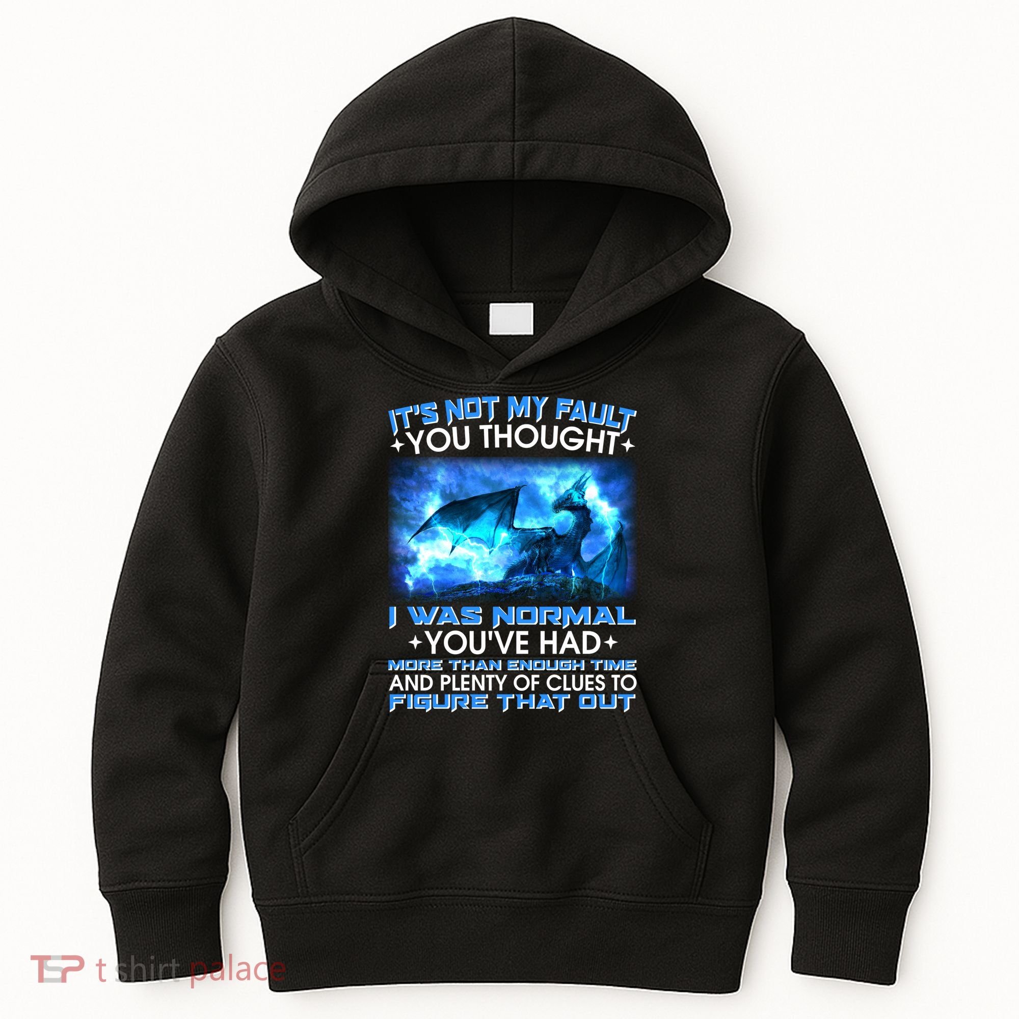 It's Not My Fault You Thought I Was Normal Lightning Dragon Kids Hoodie