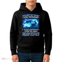 It's Not My Fault You Thought I Was Normal Lightning Dragon Kids Hoodie thumb 4