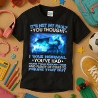 It's Not My Fault You Thought I Was Normal Lightning Dragon Kids T-Shirt thumb 3