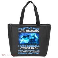 It's Not My Fault You Thought I Was Normal Lightning Dragon Tote Bag thumb 0