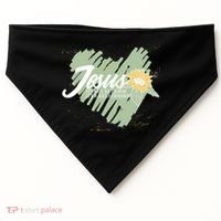 It's Not Religion It's A Relationship Heart USA-Made Doggie Bandana thumb 0