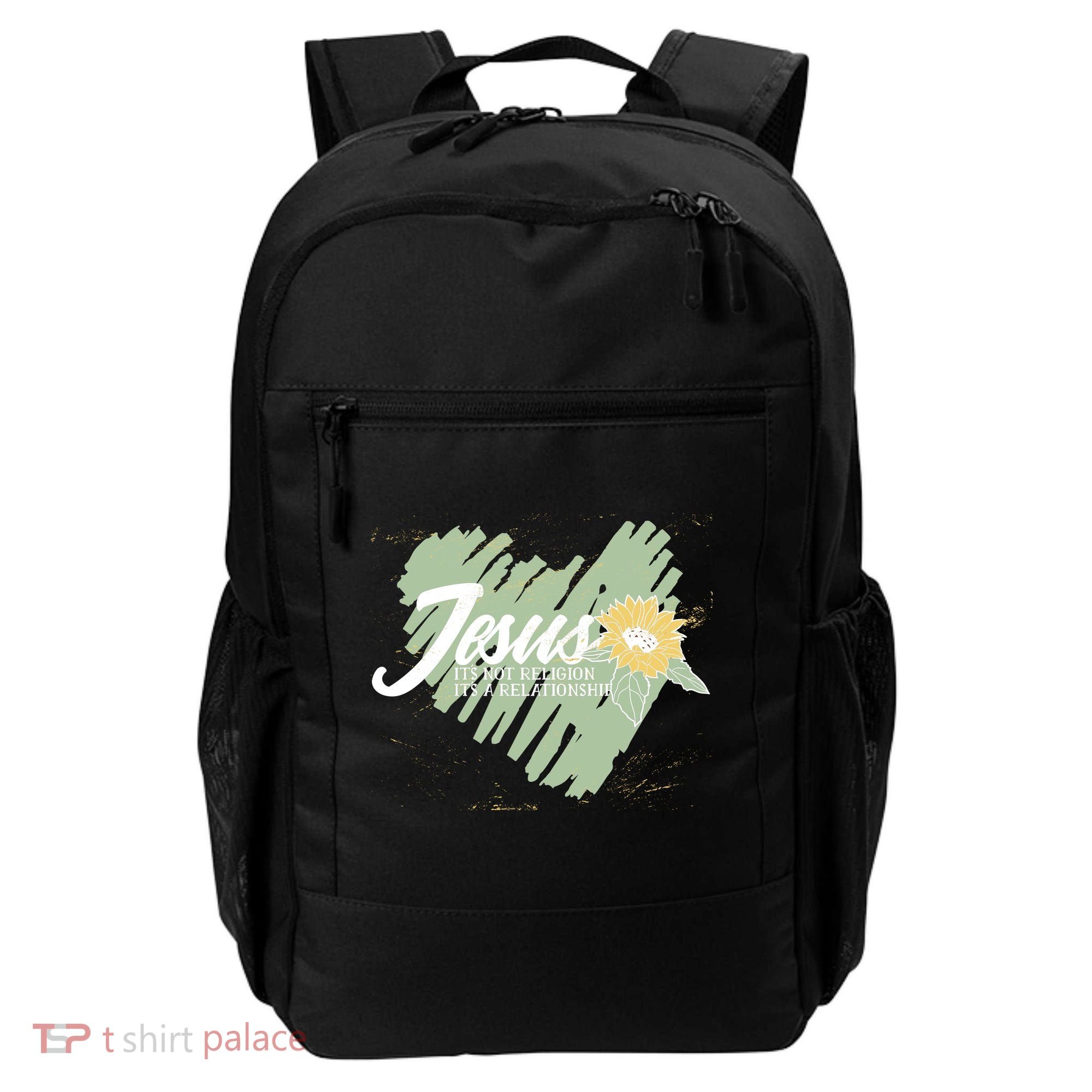 It's Not Religion It's A Relationship Heart Backpack
