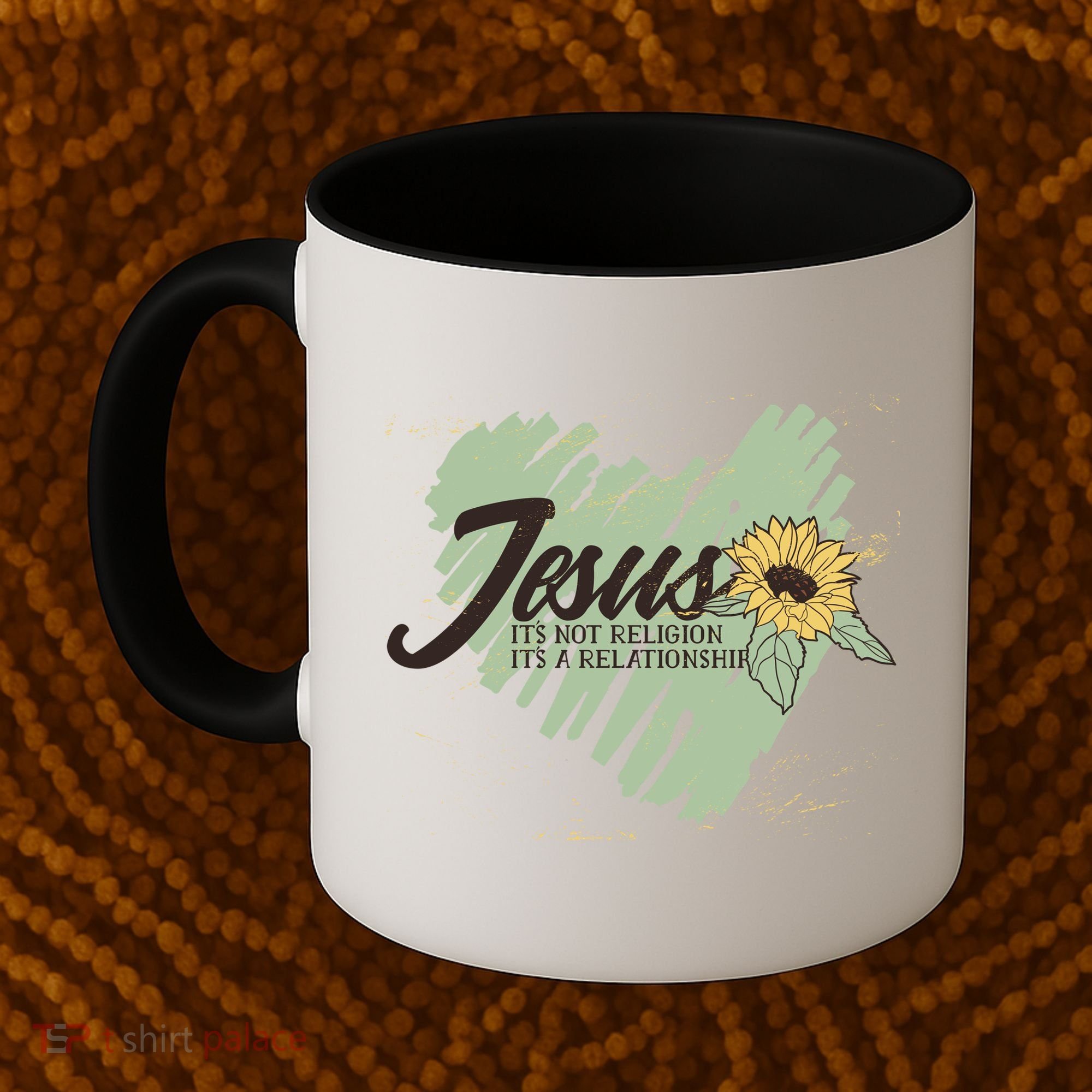 It's Not Religion It's A Relationship Heart Coffee Mug